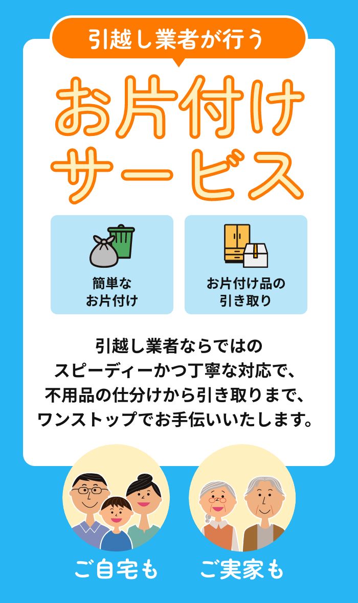 引越し業者のお片付けサービス – アクティブ感動による、住まいのお